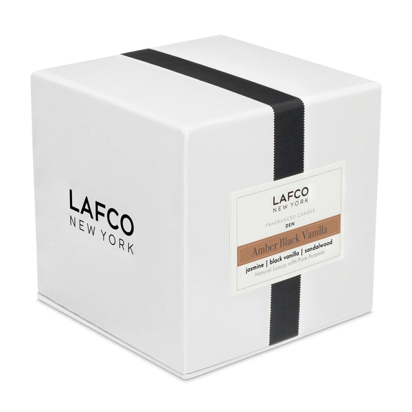 Amber Black Vanilla Candle, by Lafco Available at Grounded Modern Living