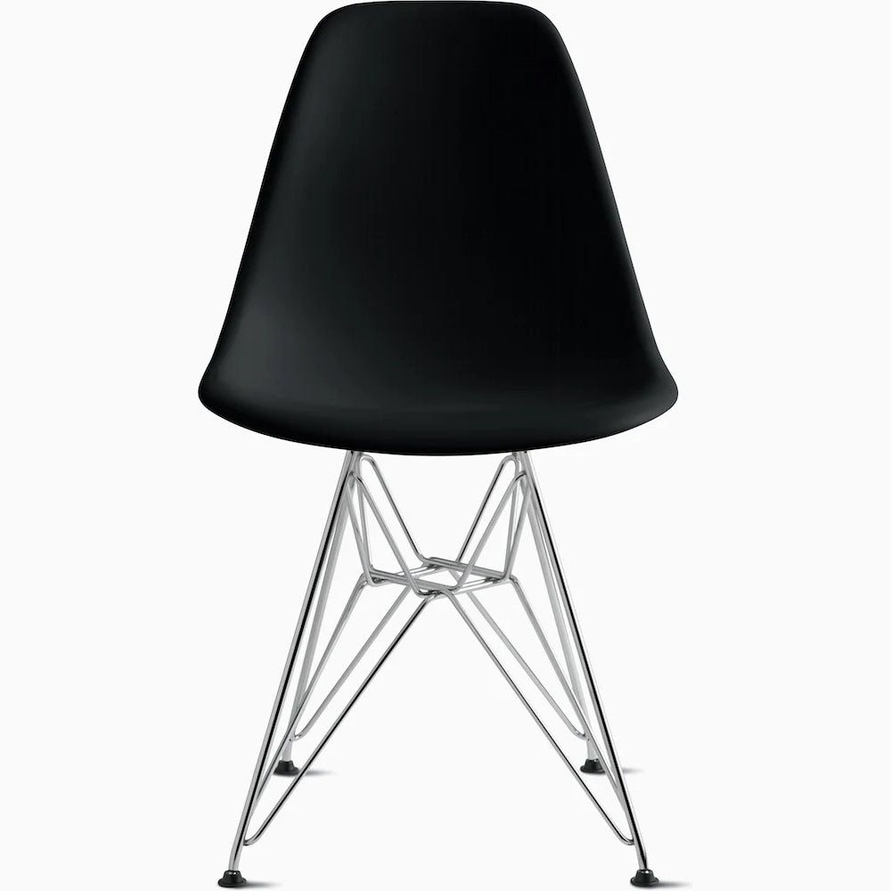 Eames Molded Plastic Side Chair - Wire Base