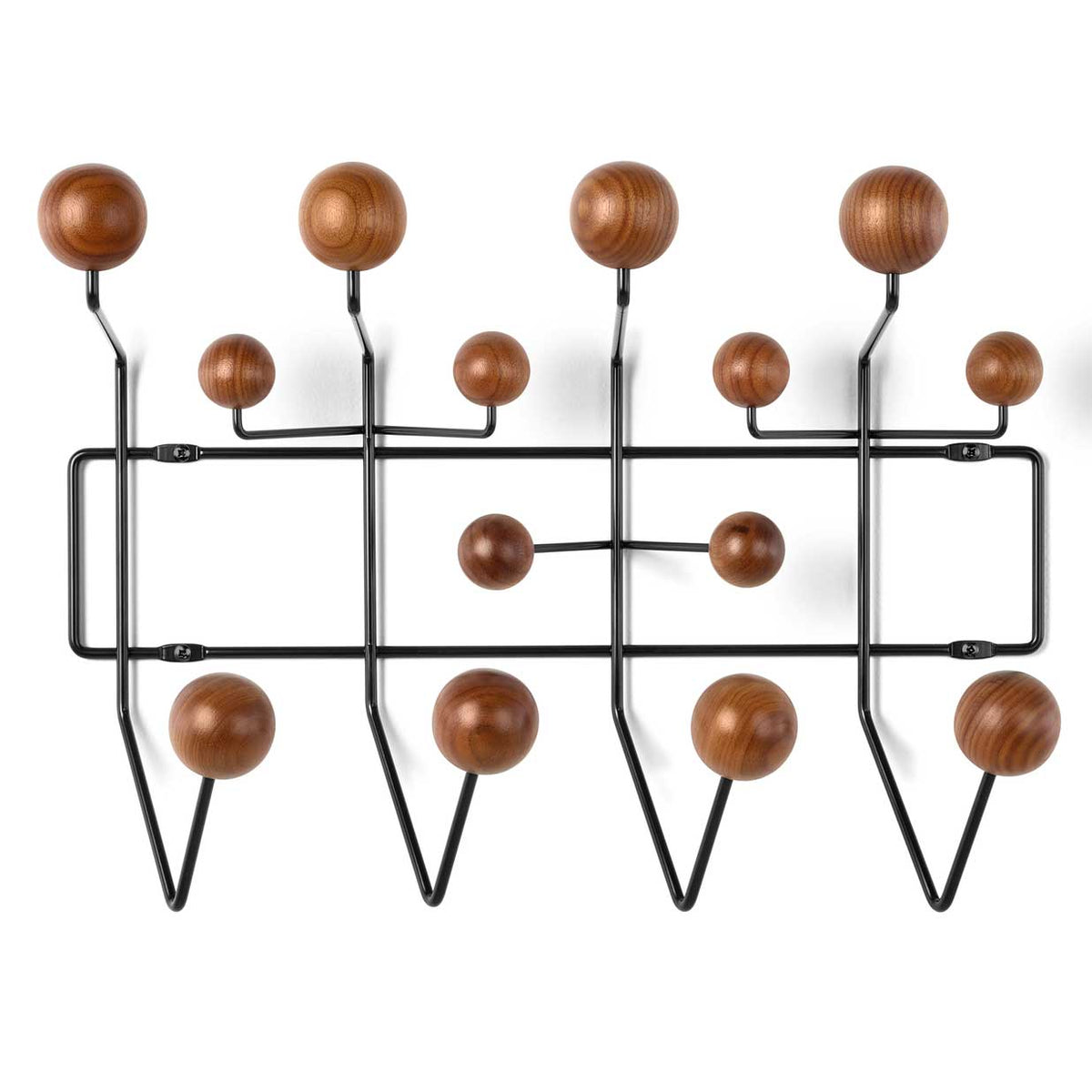 Eames Hang-It-All Walnut with Black Frame