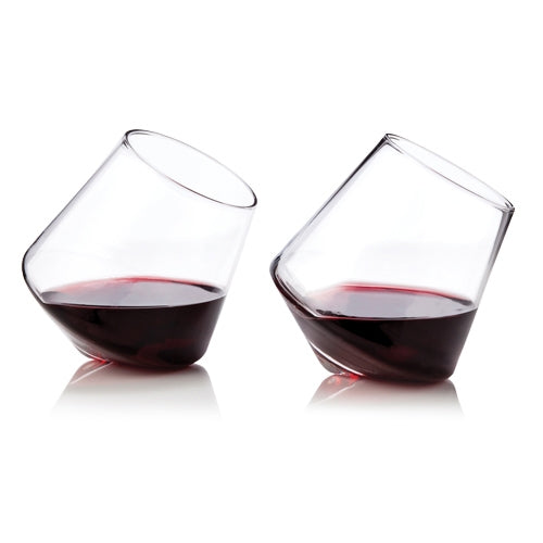 Rolling Wine Glasses - Set of 2