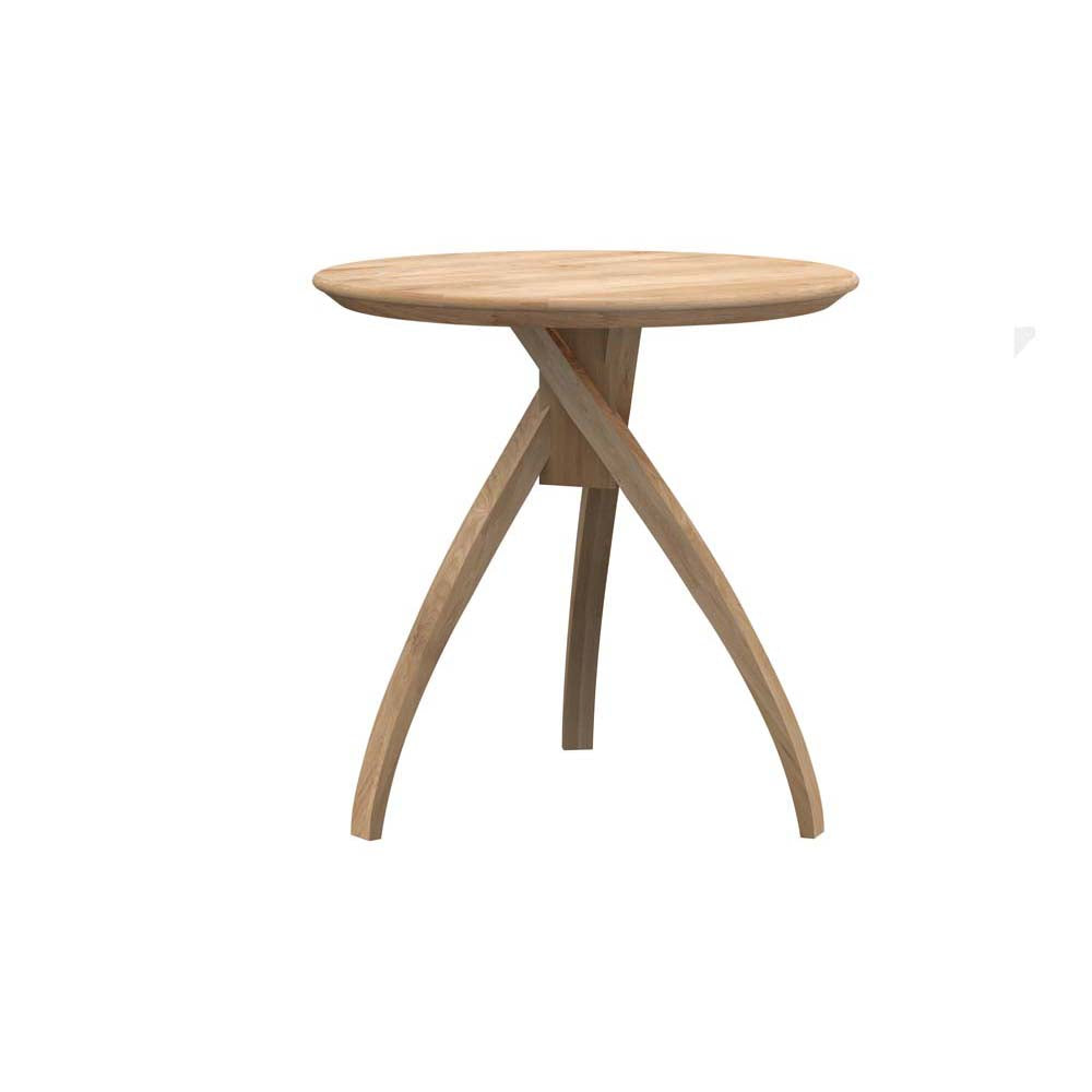 Oak Twist Side Table