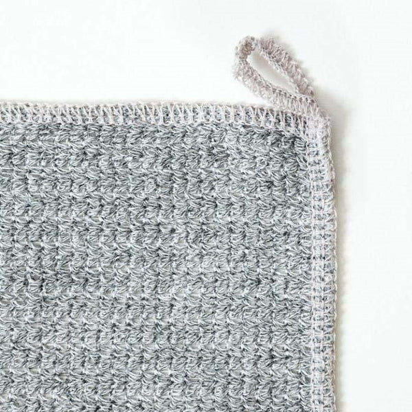 Binchotan Charcoal Face Scrub Towel Available at Grounded Modern