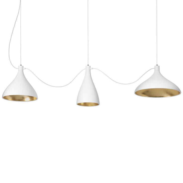 Swell String 3 Mixed Sizes Pendant Lamp