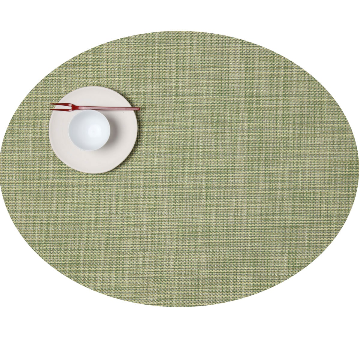 Mini Basketweave Placemat - Oval