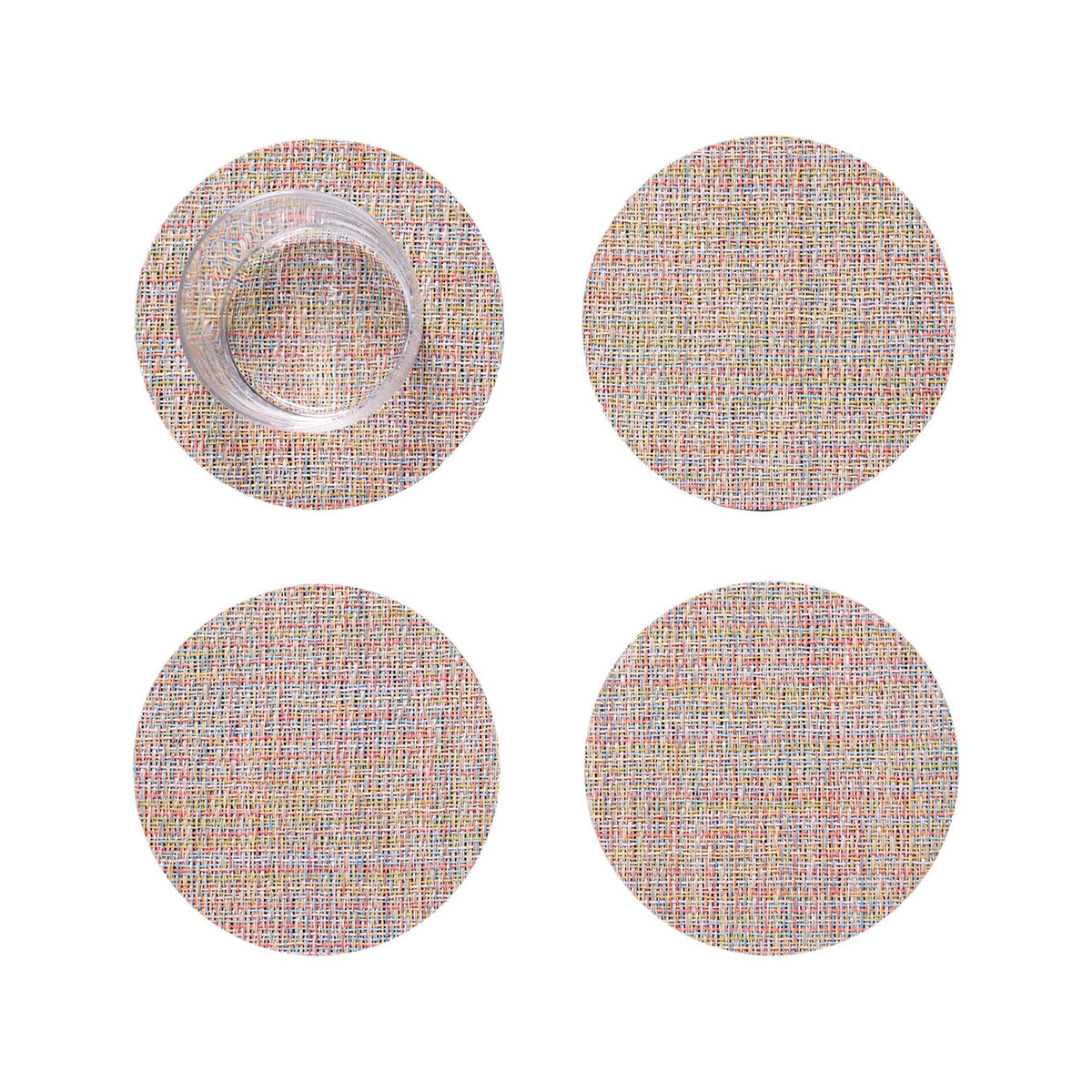 Bouclé Coasters - Tart Set of 4