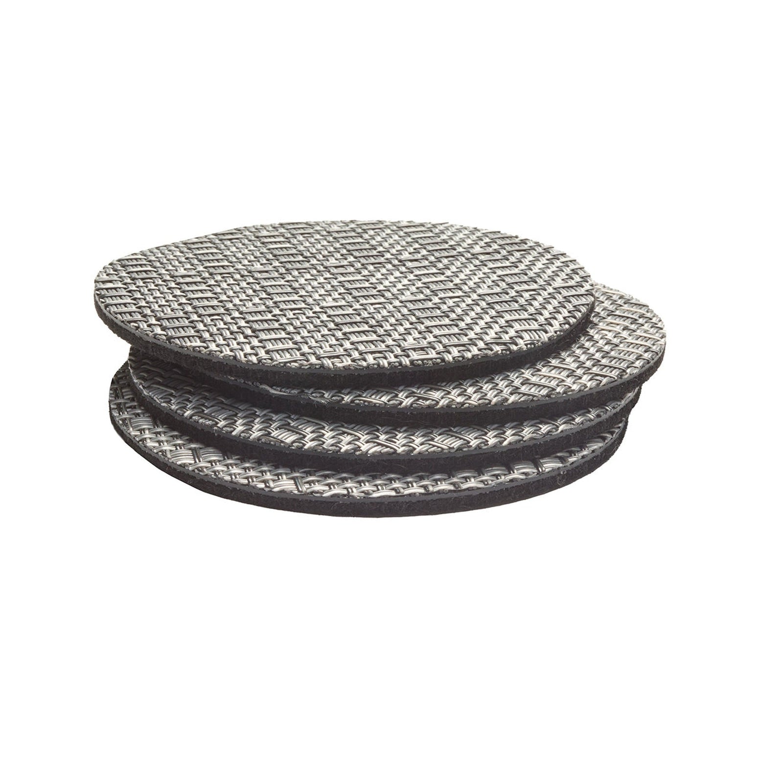 Thatch Coasters - Pewter Set of 4