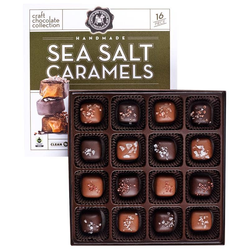 Sea Salt Caramels - 16 piece box