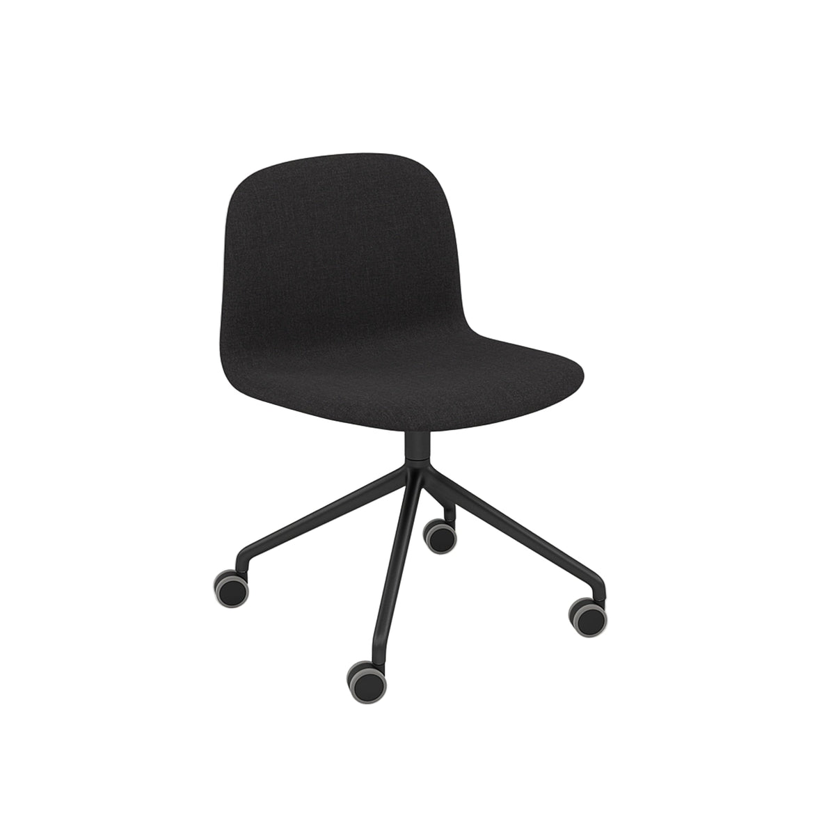 Visu Wide Chair Swivel Base W. Castors
