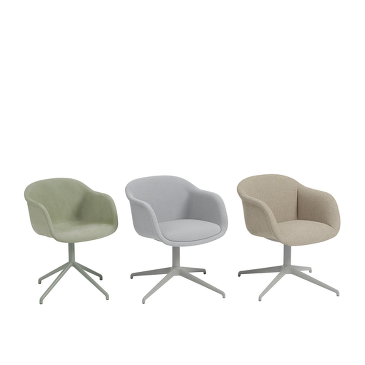 Fiber Soft Armchair Swivel Base