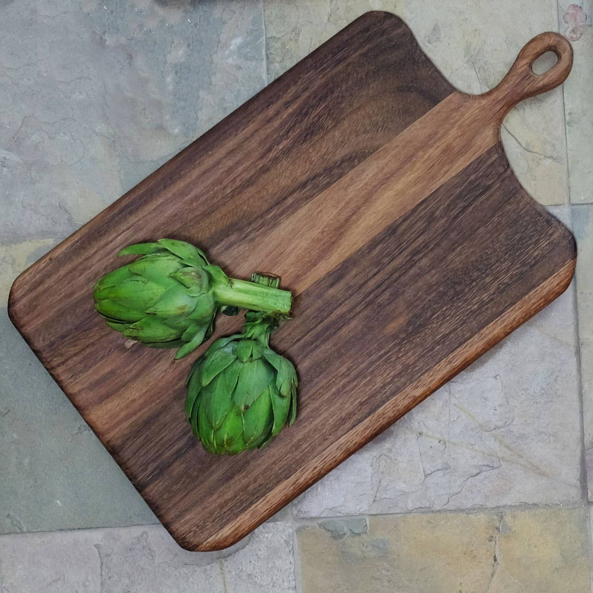 Large Wood Charcuterie Board with Loop Handle
