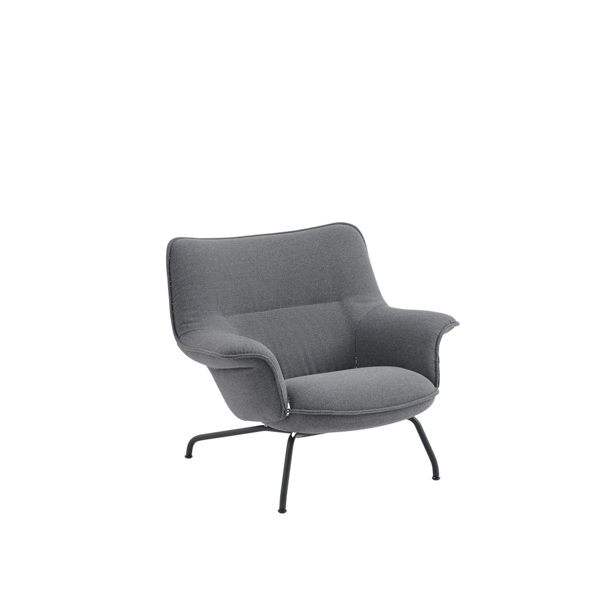 Doze Lounge Chair Low Back Tube Base