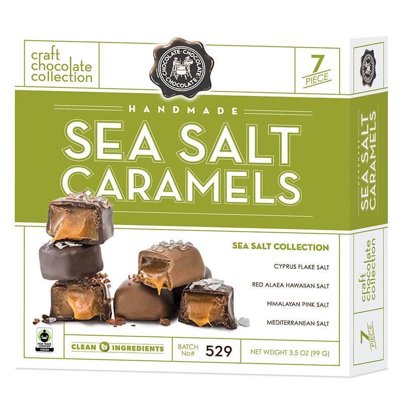 Sea Salt Caramels - 7 pc box