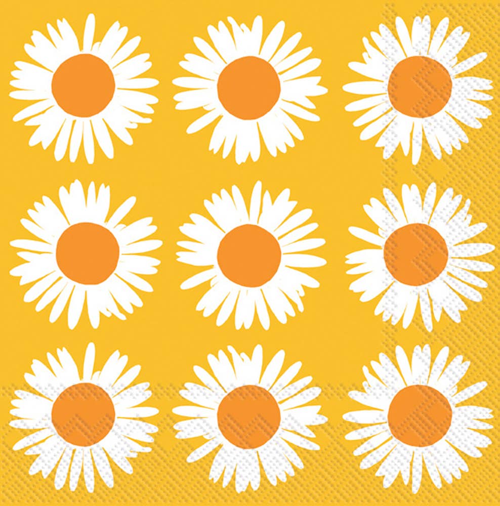 Paper Cocktail Napkins Marimekko Auringonkukka
