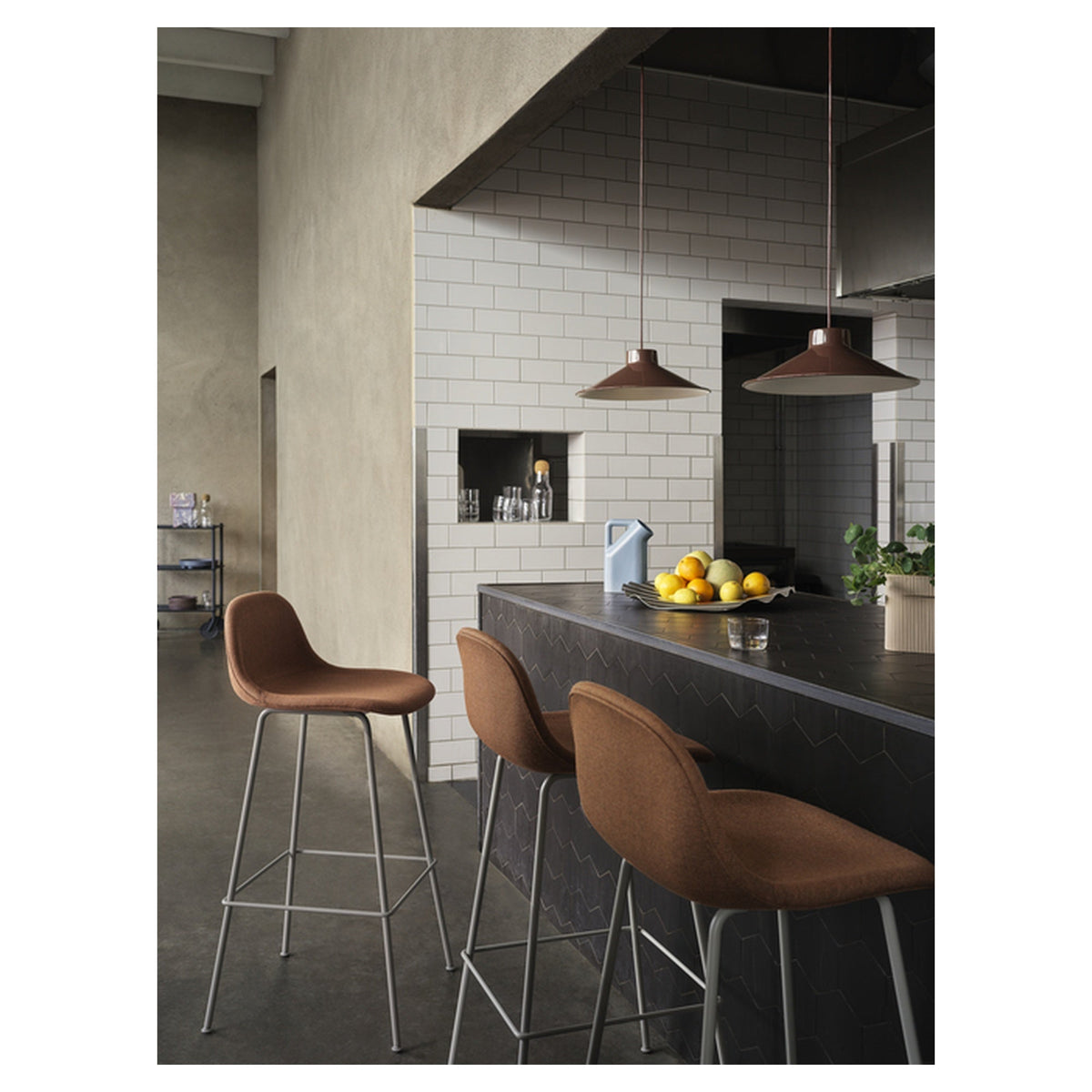 Fiber Counter Stool Tube Base