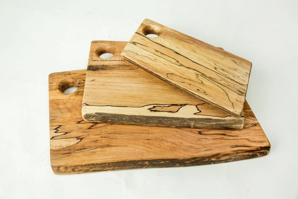 15&quot; Spalted Maple Cheese &amp; Cutting Board