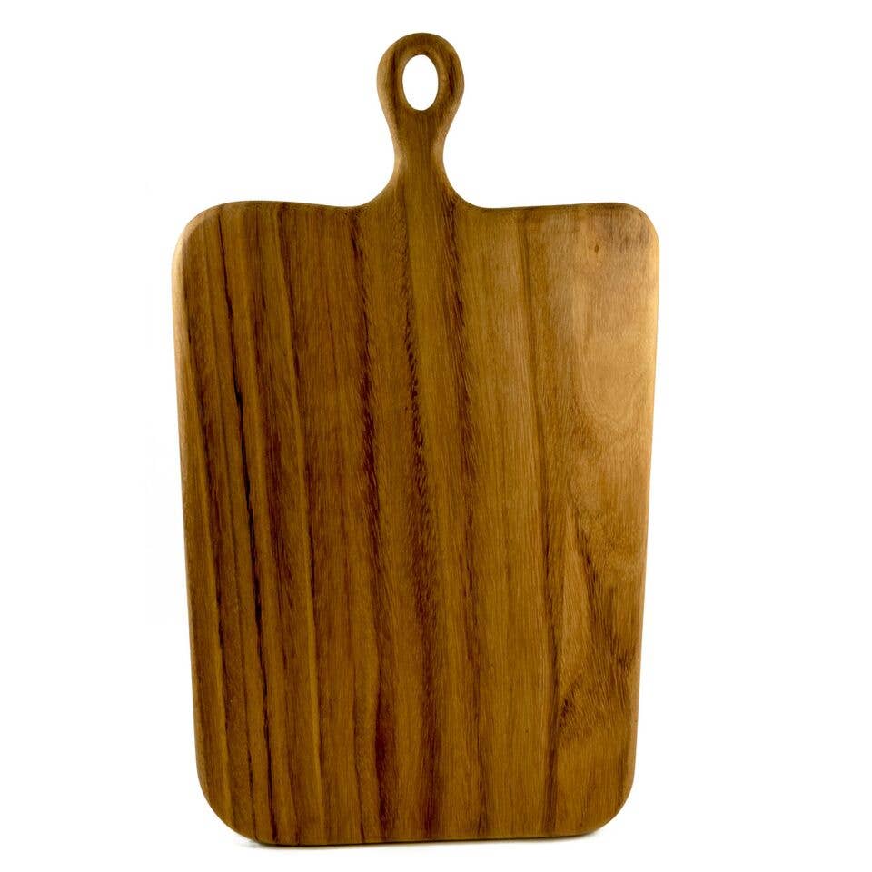 Large Wood Charcuterie Board with Loop Handle
