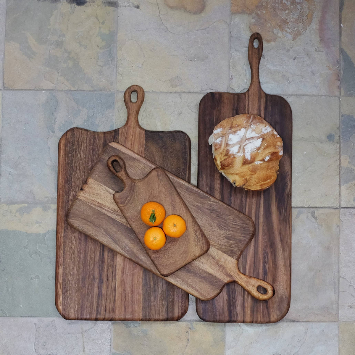 Large Wood Charcuterie Board with Loop Handle