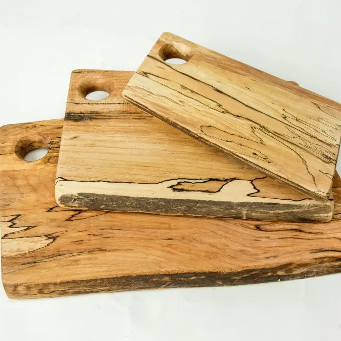 18&quot; Spalted Maple Cheese &amp; Cutting Board