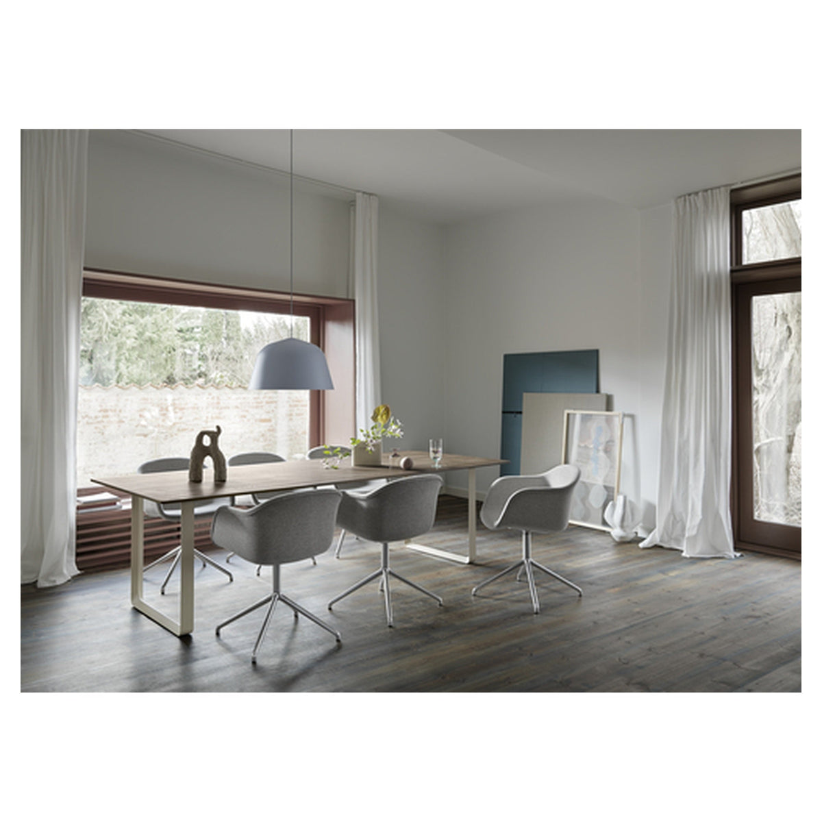 Fiber Armchair Swivel Base