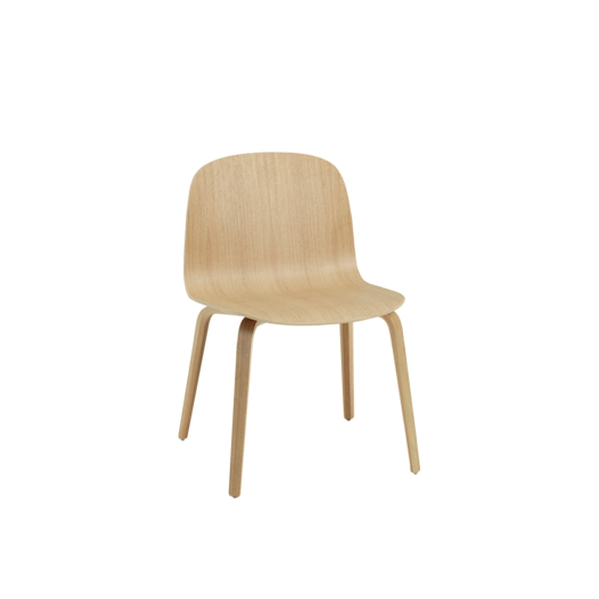 Visu Wide Chair Wood Base