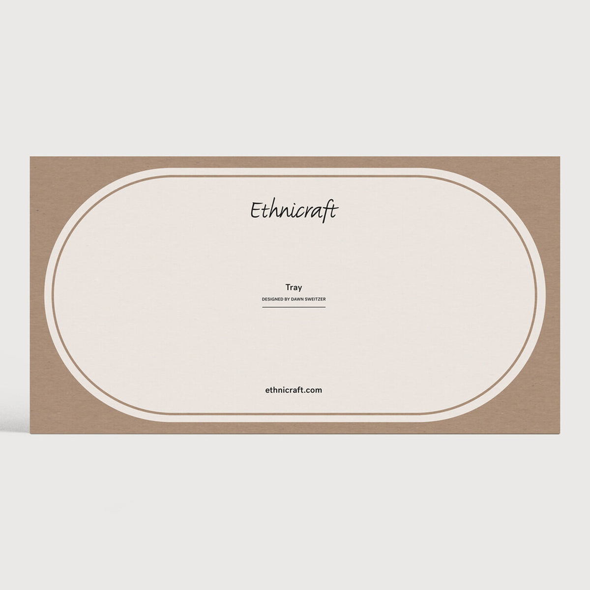 Organic Glass Tray Oblong