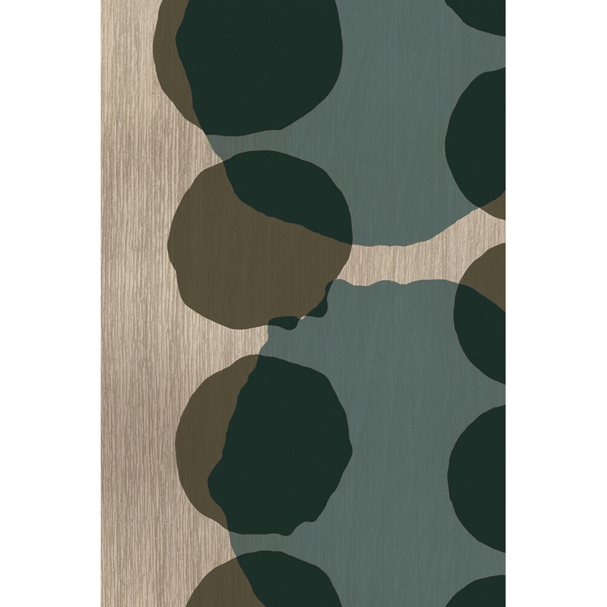 Slate Layered Dots Glass Tray