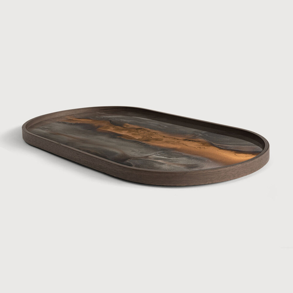 Organic Glass Tray Oblong