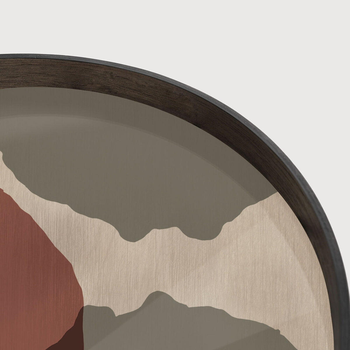 Overlapping Dots Glass Tray