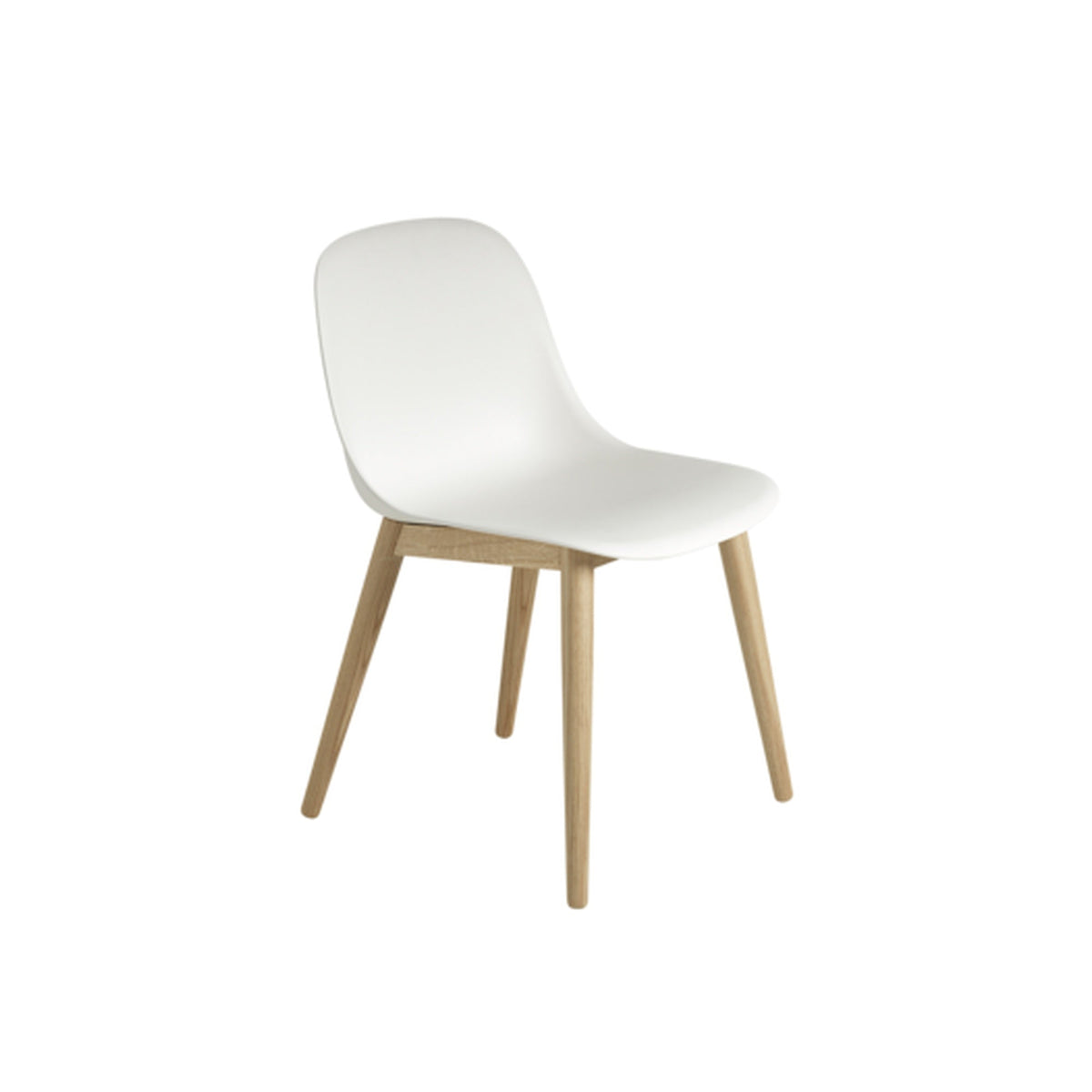 Fiber Side Chair Wood Base