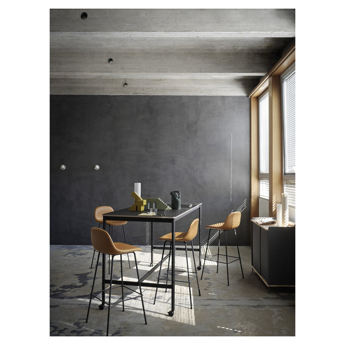 Fiber Counter Stool Tube Base