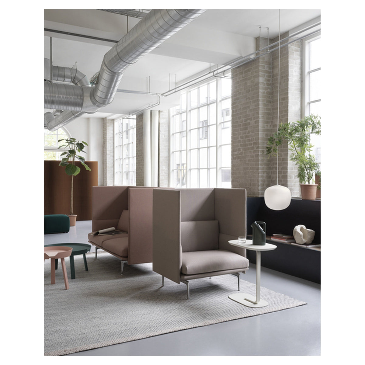 Outline Highback Sofa 1 Seater