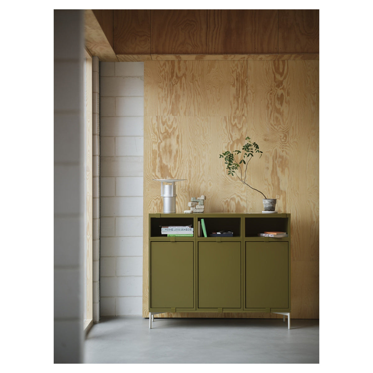 Stacked Storage System Sideboard