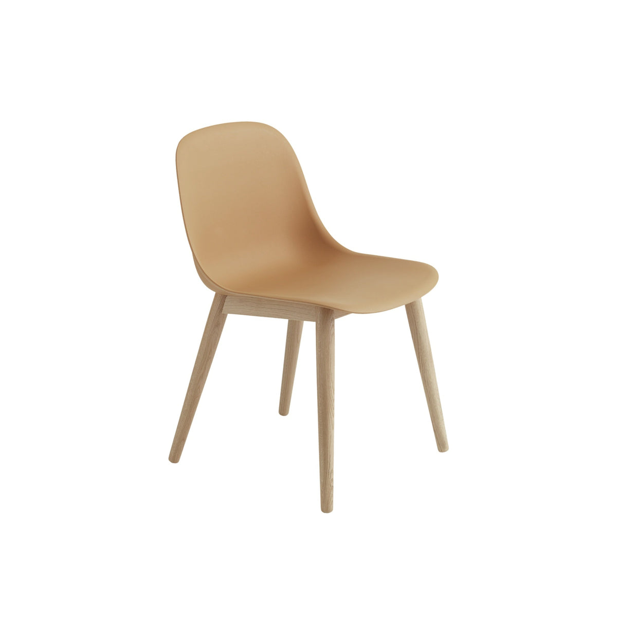 Fiber Side Chair Wood Base