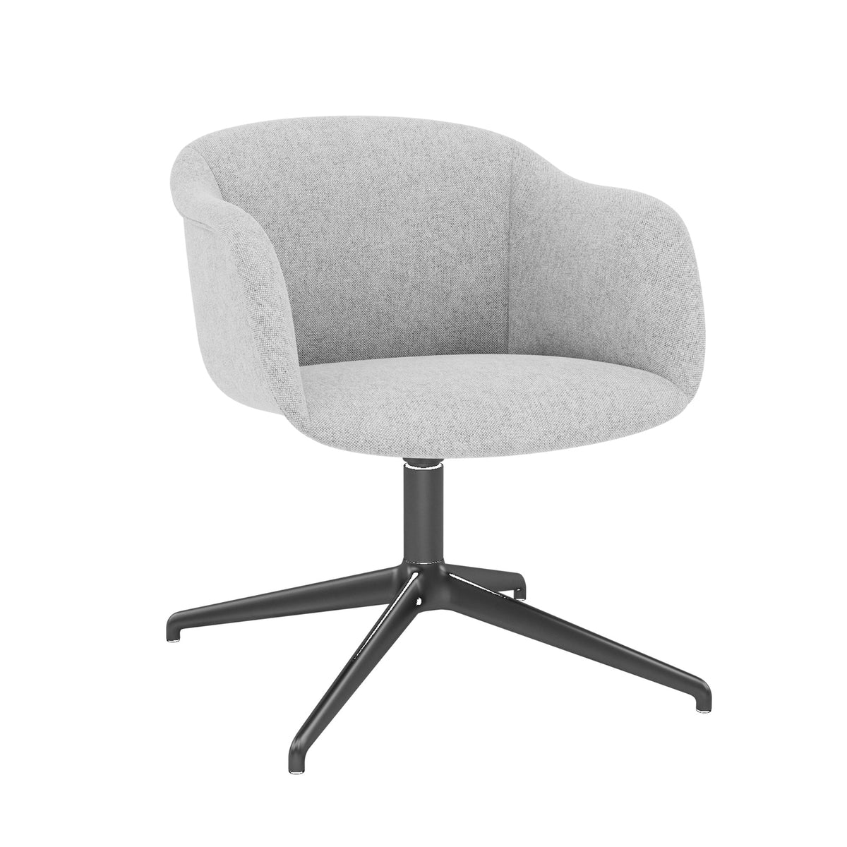 Fiber Soft Armchair Swivel Base W. Return