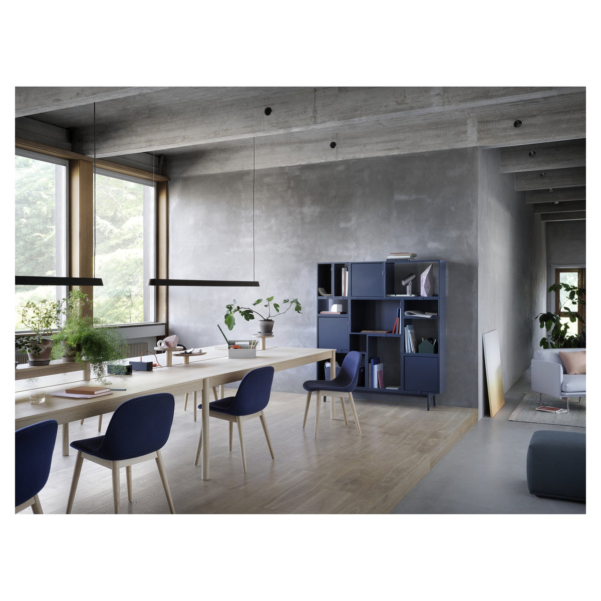 Fiber Side Chair Wood Base