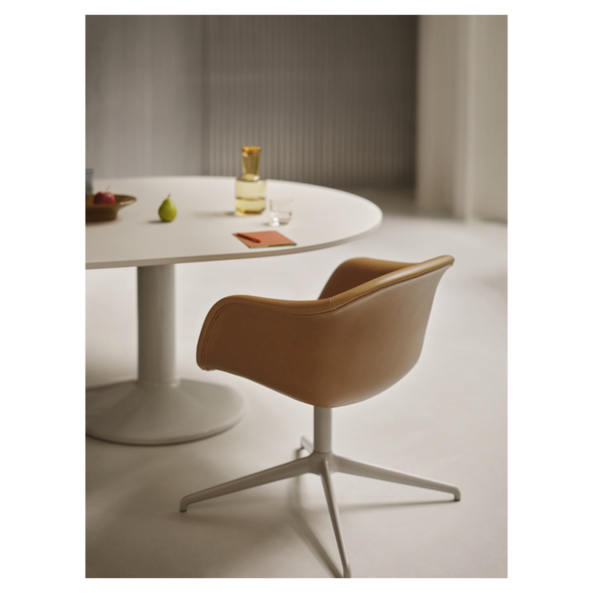 Fiber Soft Armchair Swivel Base