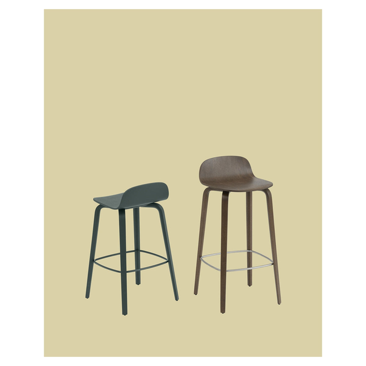 Visu Counter Stool Wood Base