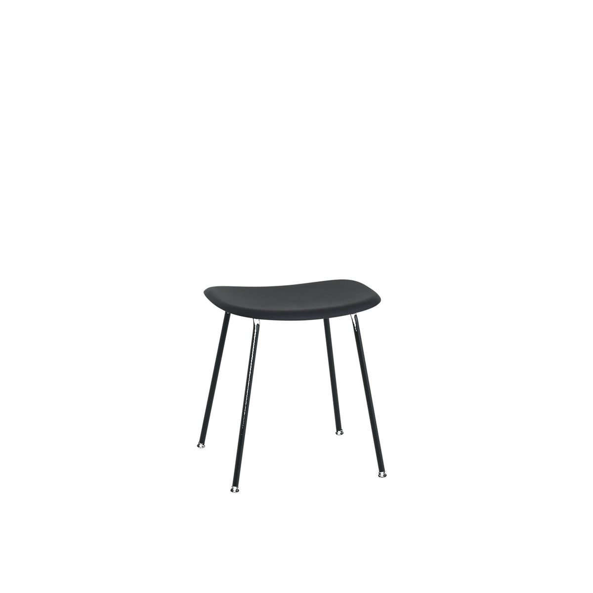 Fiber Stool with Tube Base