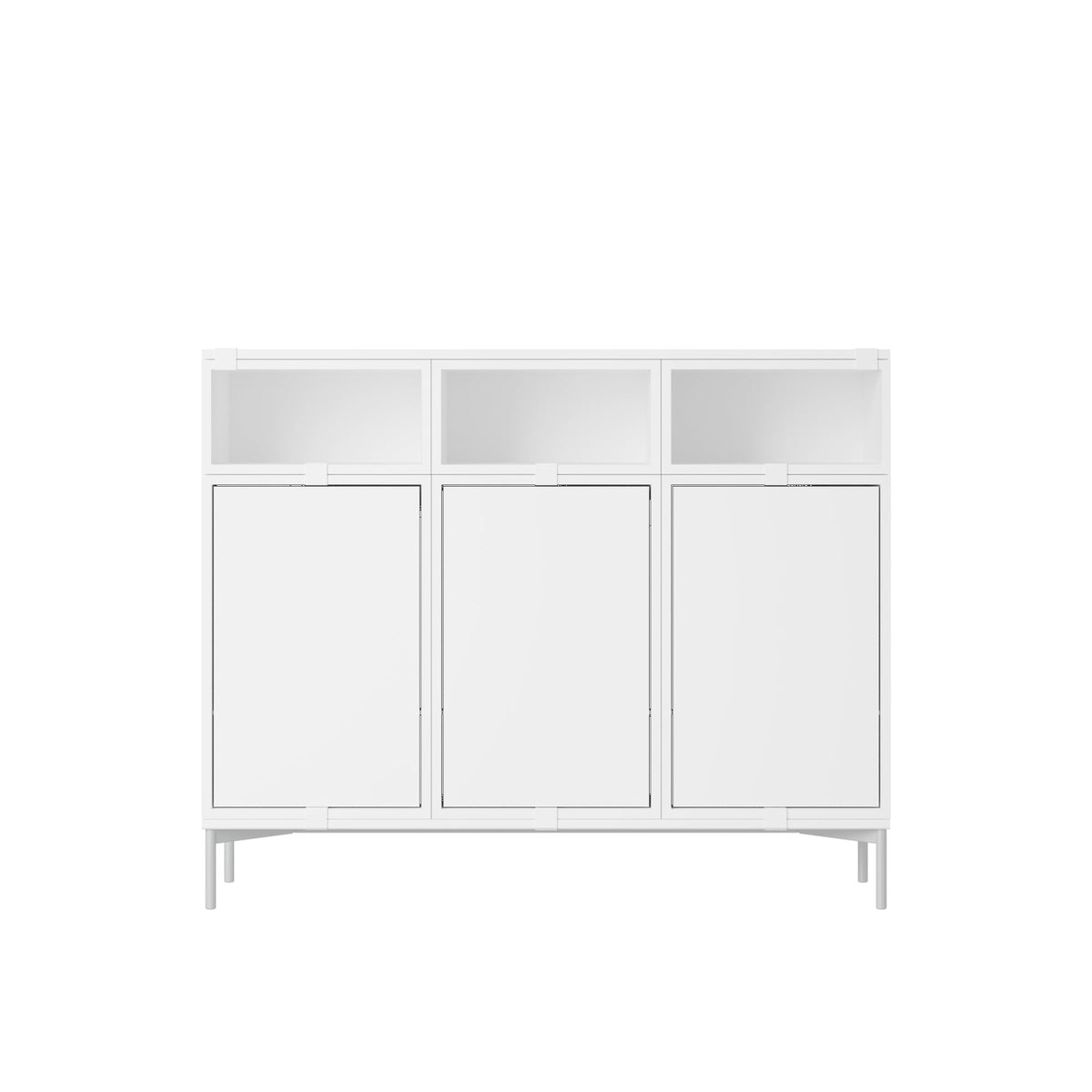 Stacked Storage System Sideboard