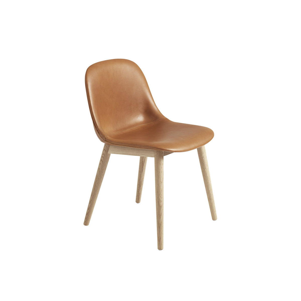 Fiber Side Chair Wood Base