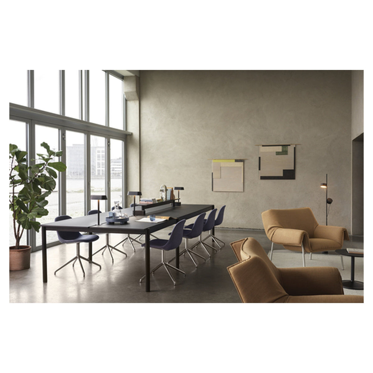 Fiber Side Chair Swivel Base