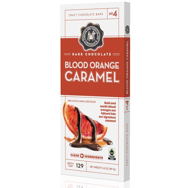 Dark Blood Orange Caramel Bar