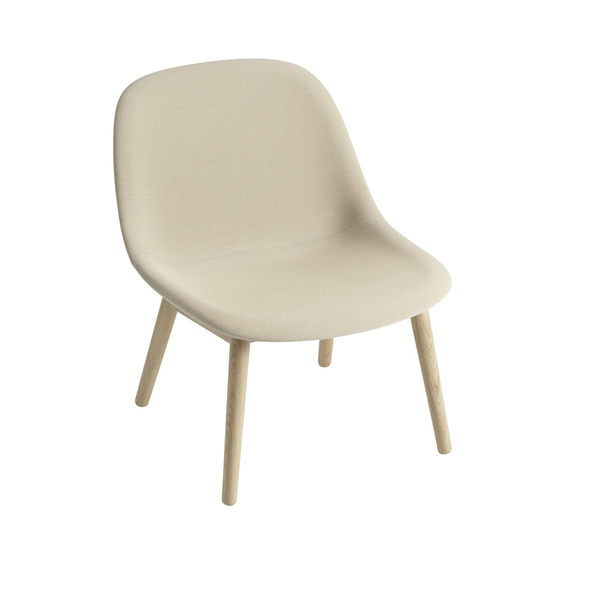 Fiber Lounge Chair Wood Base