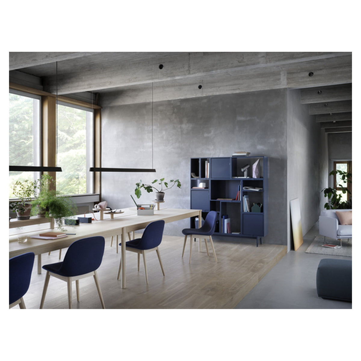 Fiber Side Chair Wood Base