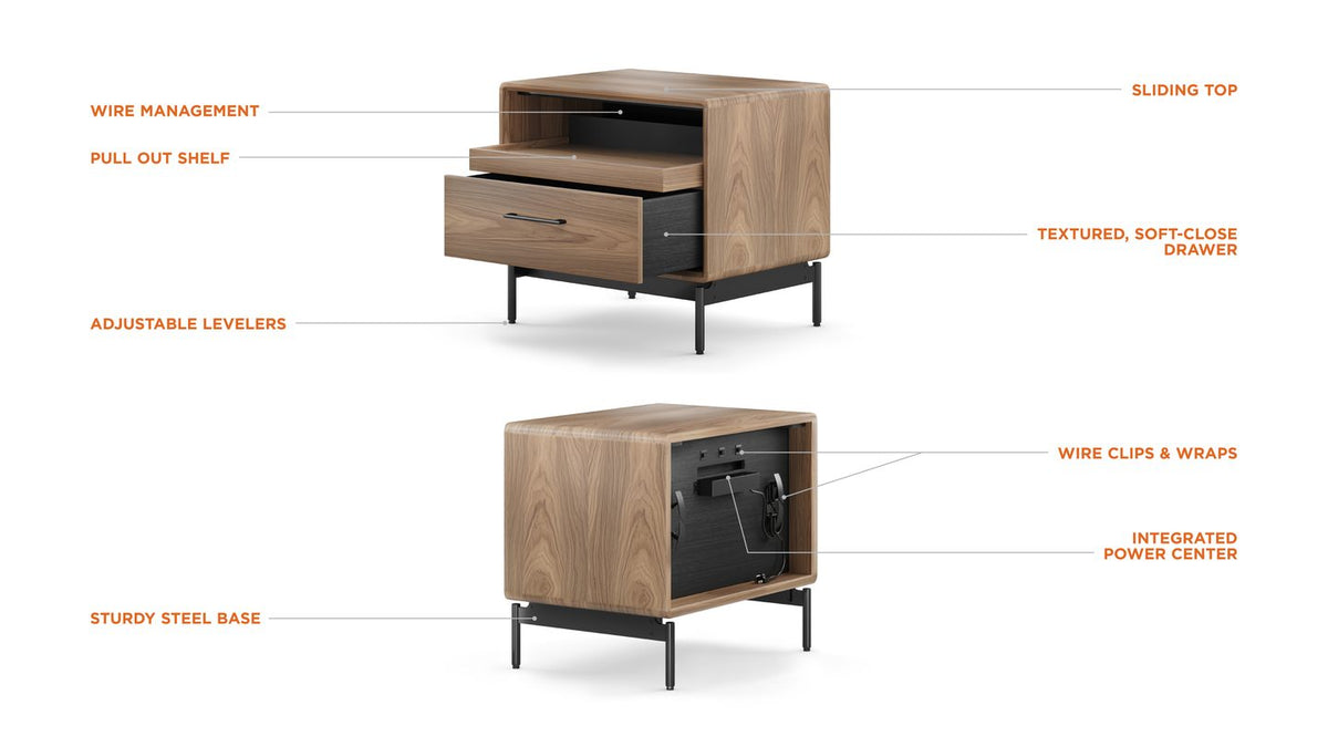 LINQ Bedroom 9182 28-inch Nightstand