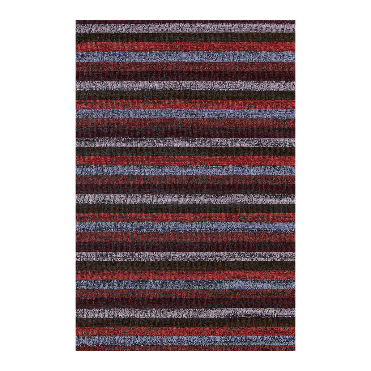 Even Stripe Shag Mats
