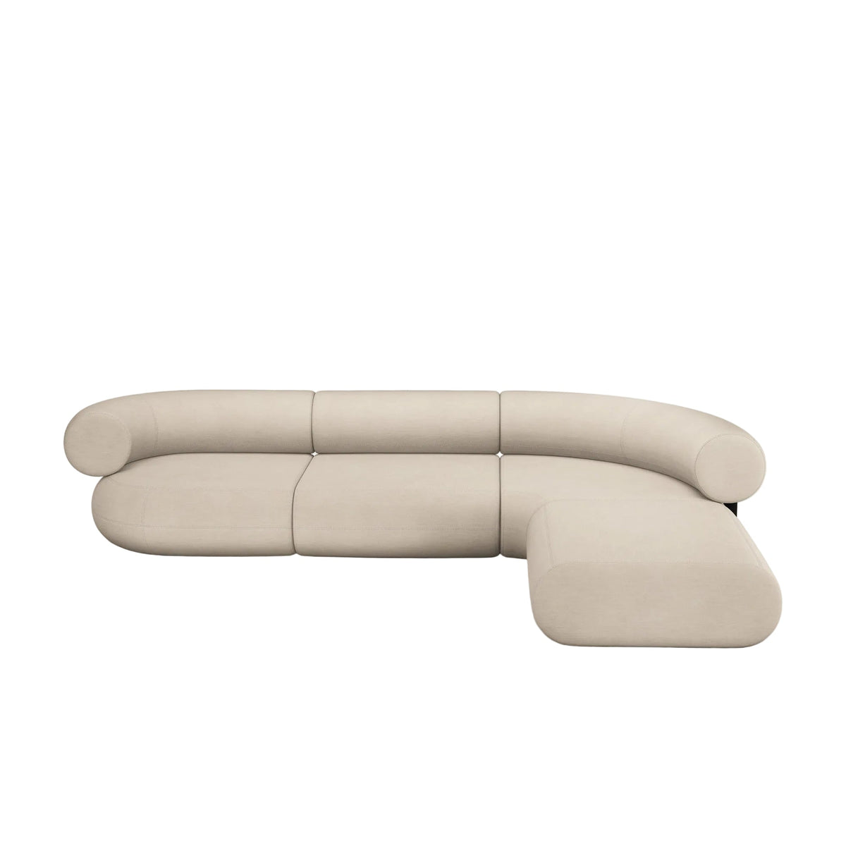 Fat L-Shaped Modular Sofa