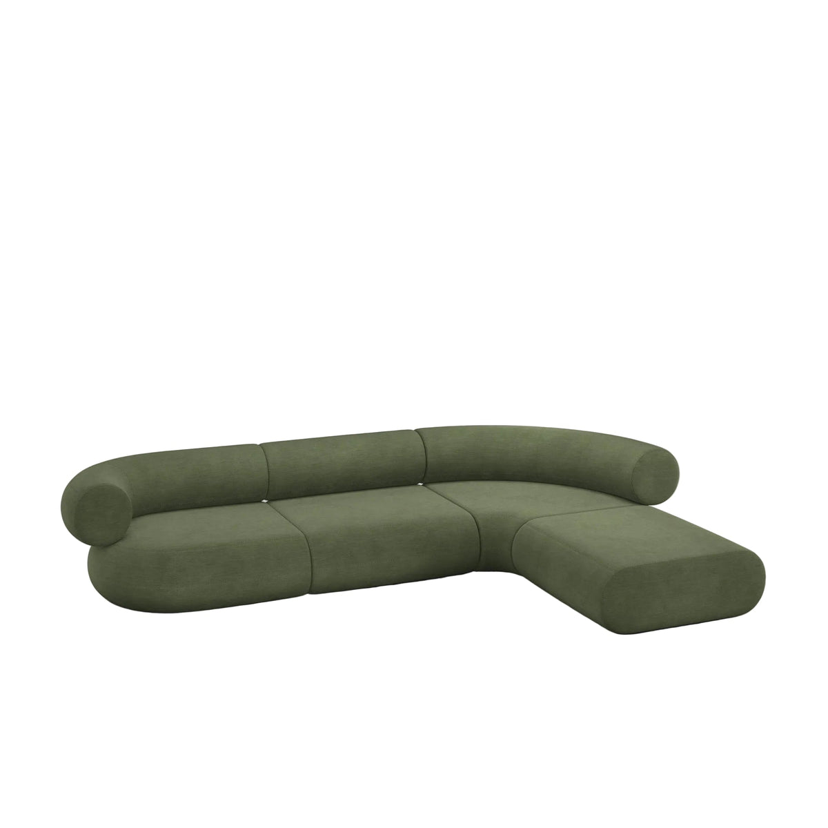 Fat L-Shaped Modular Sofa