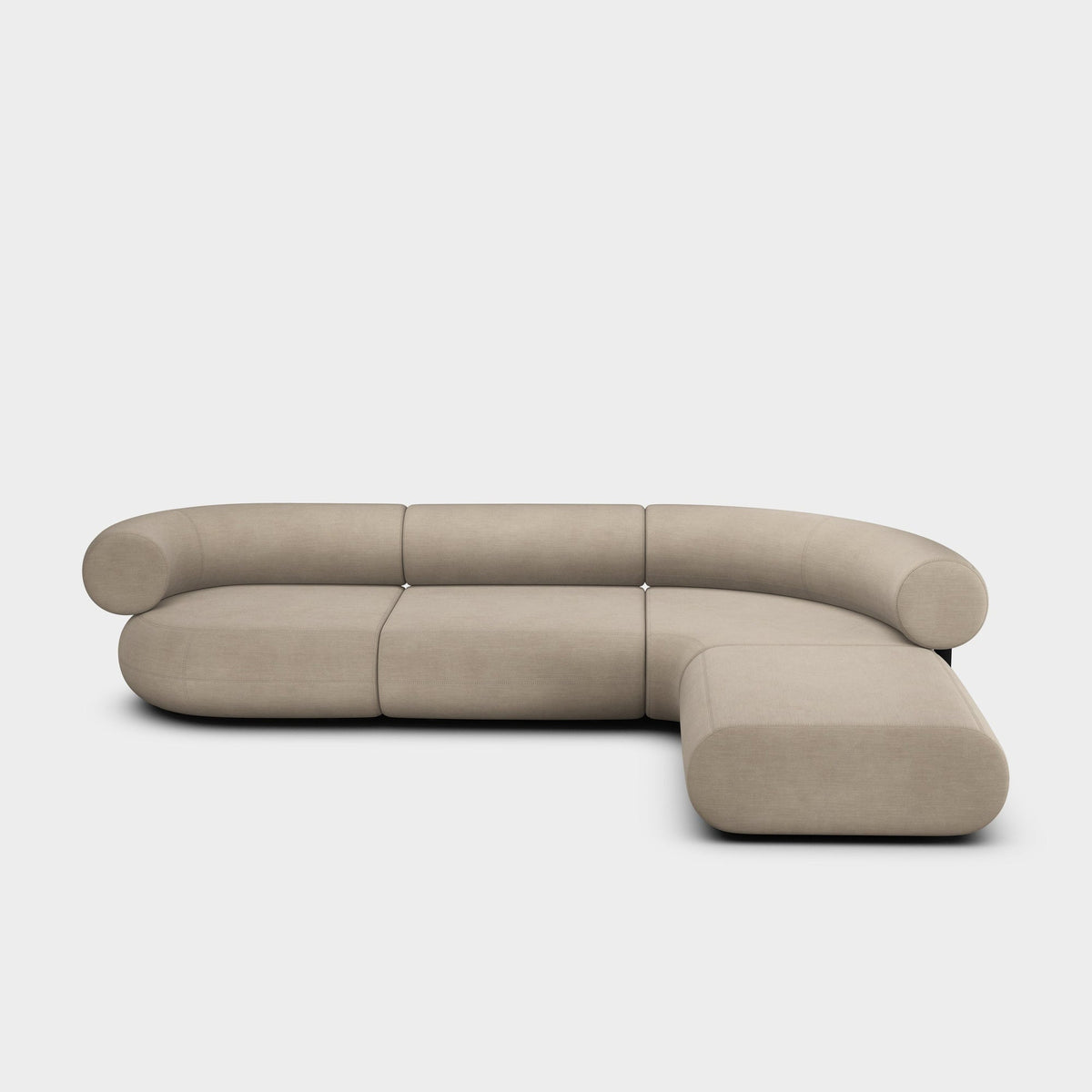 Fat L-Shaped Modular Sofa