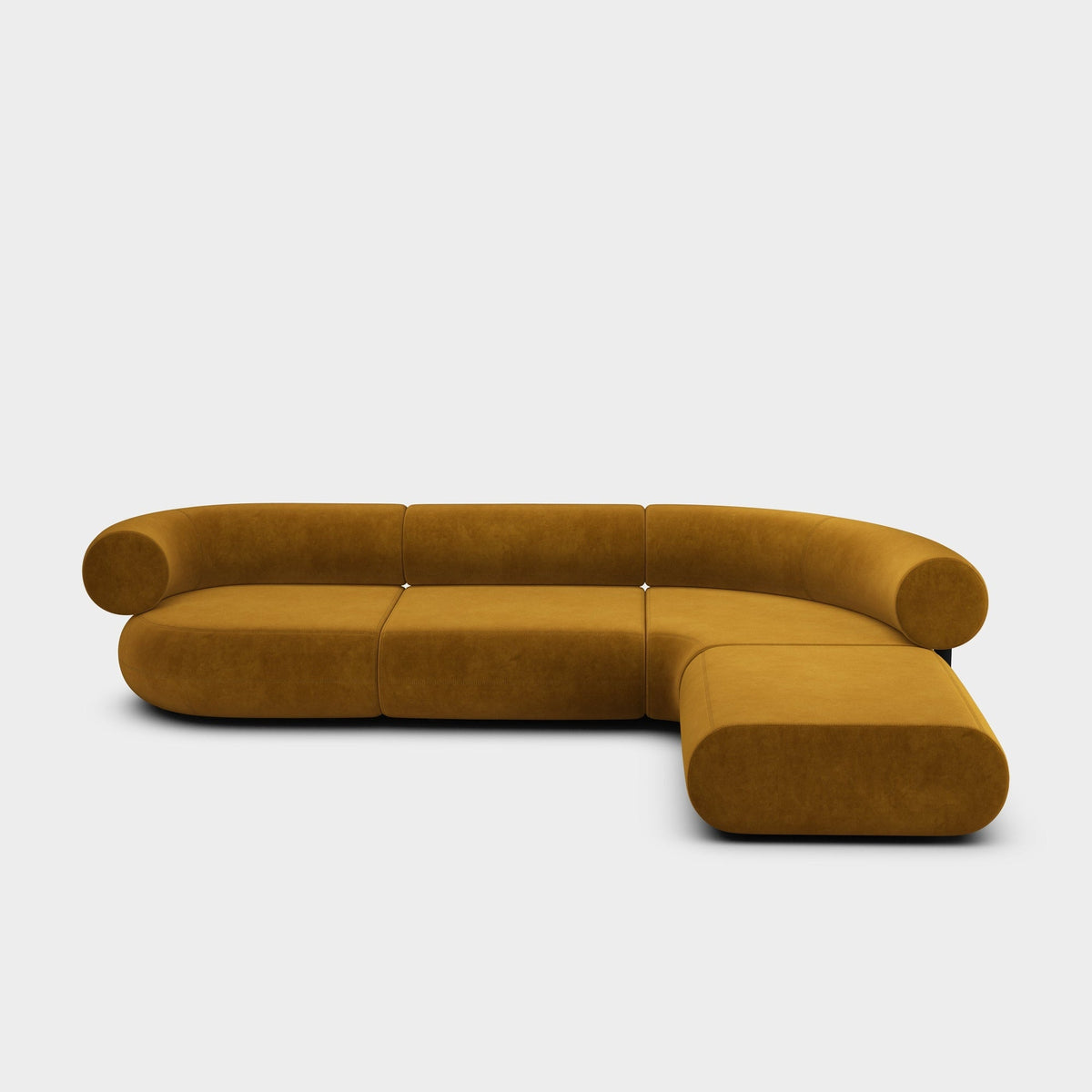 Fat L-Shaped Modular Sofa